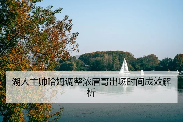 湖人主帅哈姆调整浓眉哥出场时间成效解析